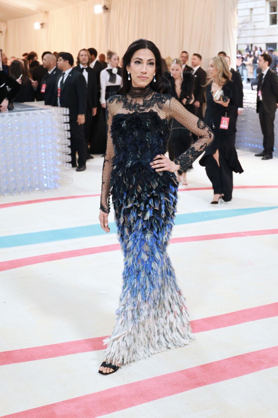 Huma Abedin attends the 2023 Met Gala.