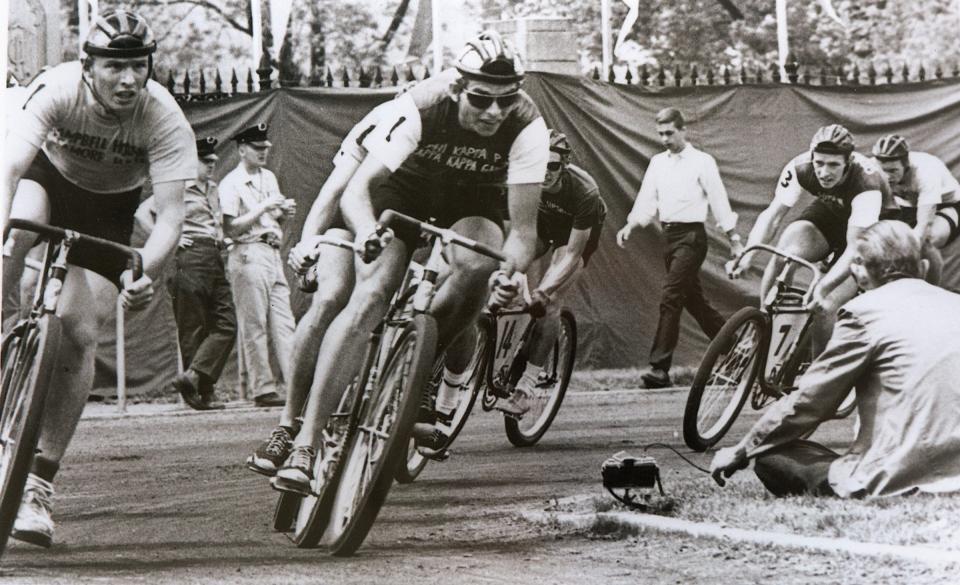 Former Little 500 rider Dave Blase was the inspiration for Dave Stoller's character in Breaking Away. Blase and his team won the 1962 race.