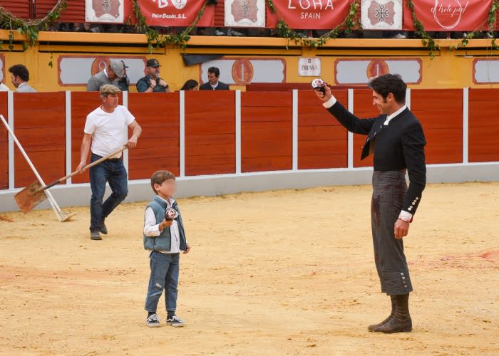 Cayetano Rivera y su sobrino Curro 