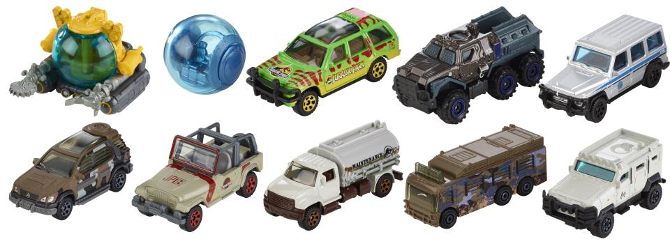 Matchbox Jurassic World Singles (Photo: Mattel) 