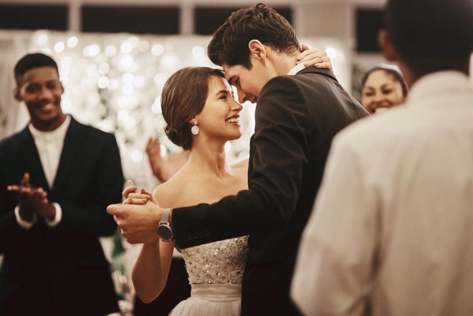 Wedding Bride and Groom First Dance