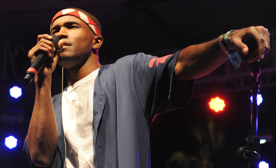 Frank Ocean at Coachella in 2012. (Photo: C Flanigan/FilmMagic)