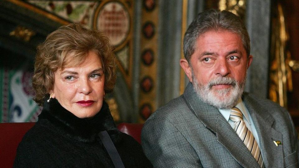 Marisa Letícia y Lula.