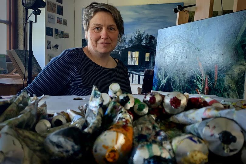 Judith Tucker was tragically killed in a car accident in November last year -Credit:Contemporary British Painting