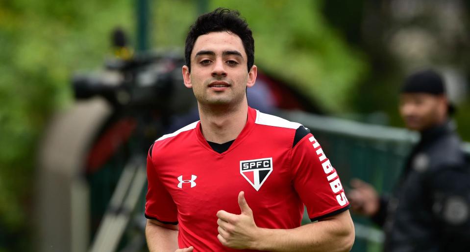 Daniel Correa entrenándose con el Sao Paulo. | Foto: (Gazeta Press)