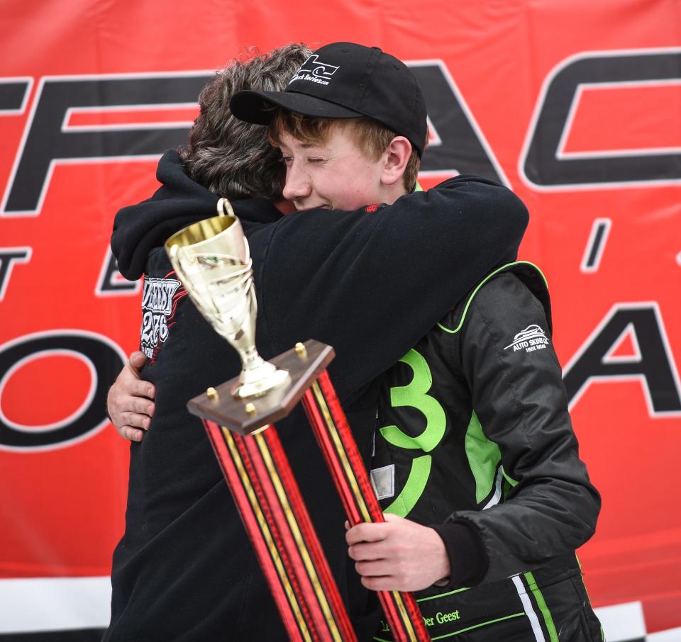 Levon Van Der Geest, a first-time Kulwicki Driver Development Program finalist, is the youngest winner in Milwaukee Mile history, having taken the Midwest Truck Series race at the historic track in 2019.