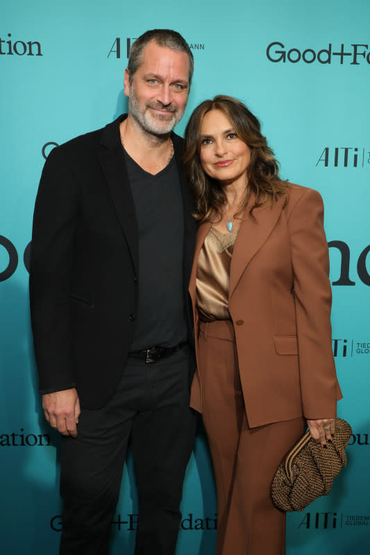 Peter Hermann and Mariska Hargitay<p>Kevin Mazur/Getty Images for Good+Foundation</p>