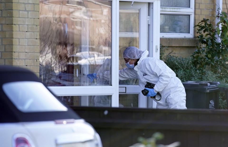 Forensics at the scene in Heath Road last week (Andrew Matthews/PA) (PA Wire)