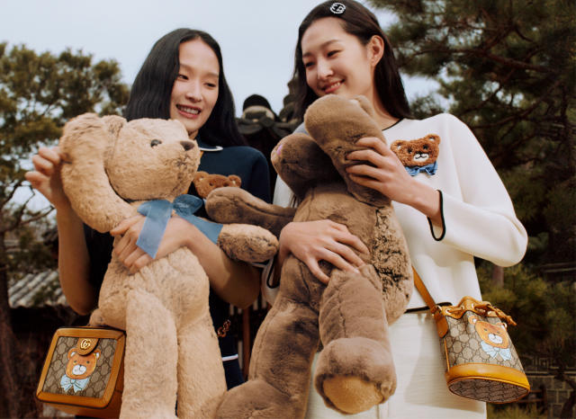 Gucci Presents its 'Kai x Gucci' Collection Featuring a Teddy Bear