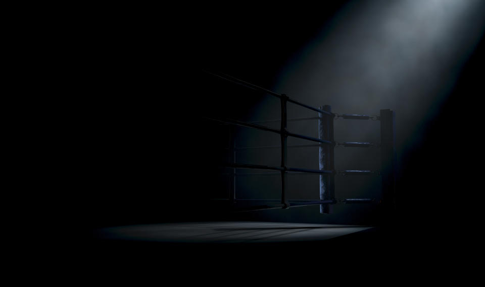 Imagen de un ring de boxeo, escenario que le ha costado la vida a Luis Qui&#xf1;&#xf3;nez.