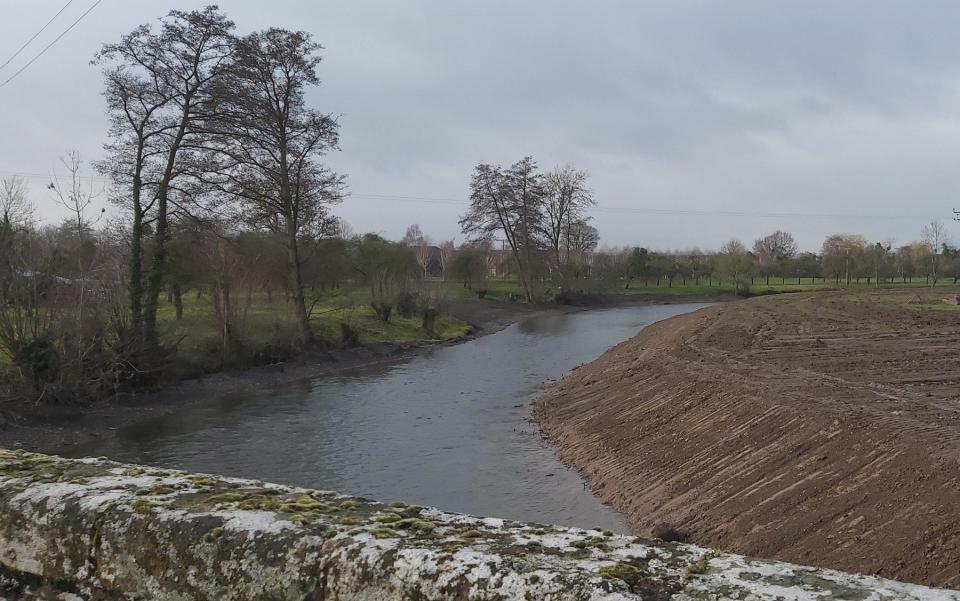 The affected area of the Lugg