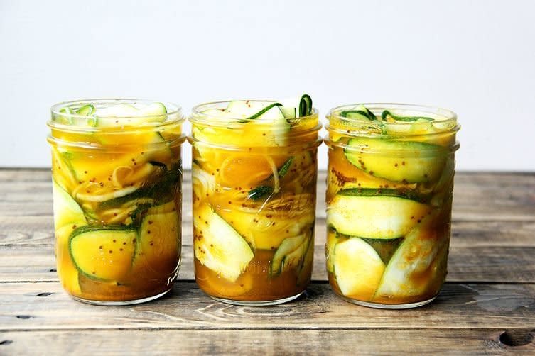 <strong>Get the <a href="https://food52.com/recipes/36398-zuni-cafe-zucchini-pickles" target="_blank">Zuni Cafe Zucchini Pickles recipe</a>&nbsp;from Alexandra Stafford via Food52</strong>