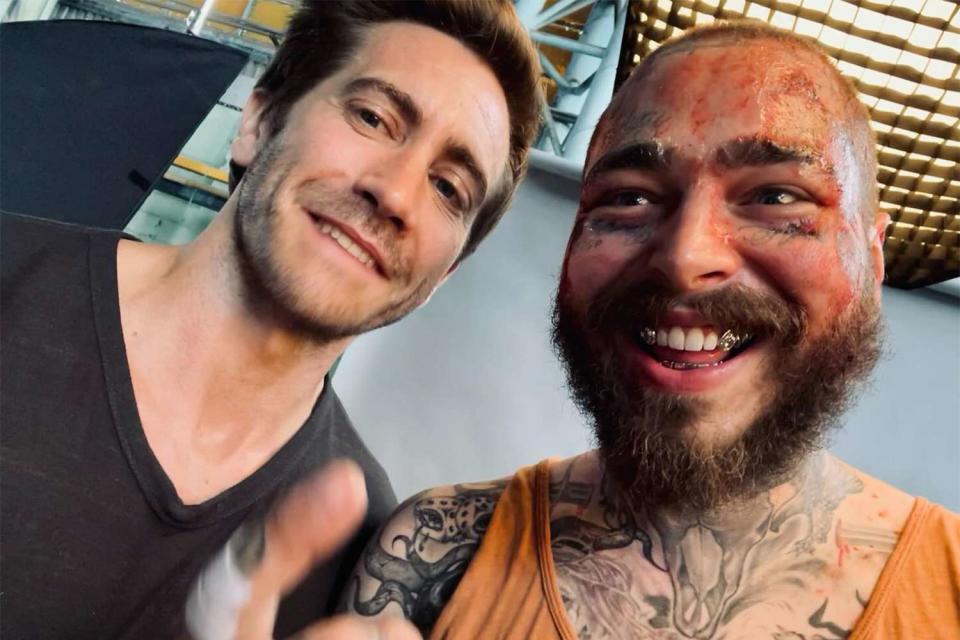 <p>Jake Gyllenhaal/Instagram</p> Jake Gyllenhaal and Post Malone