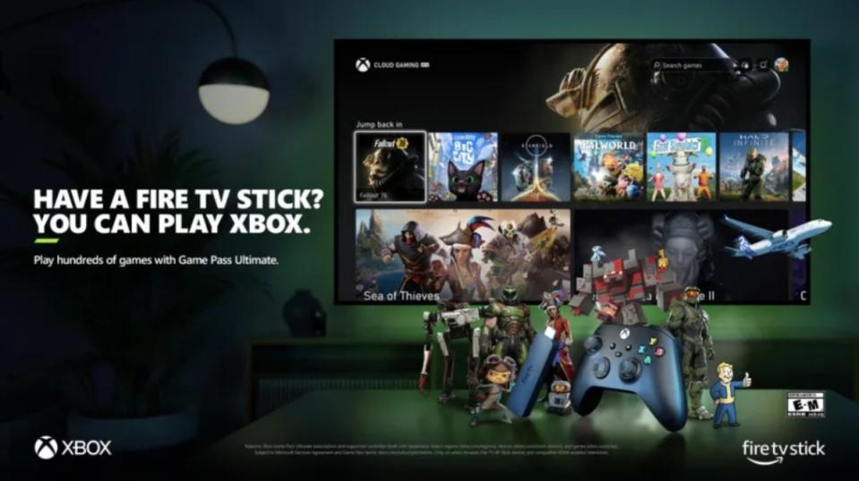 微軟將Xbox雲端串流遊戲服務帶到亞馬遜的Fire TV Stick系列電視棒