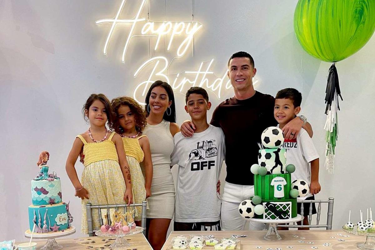 Georgina Rodríguez And Cristiano Ronaldo Celebrate Twins 6th Birthday With Sweet Post — See Photos 