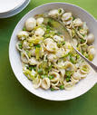 Creamy Pasta with Leeks, Peas & Parmesan Recipe