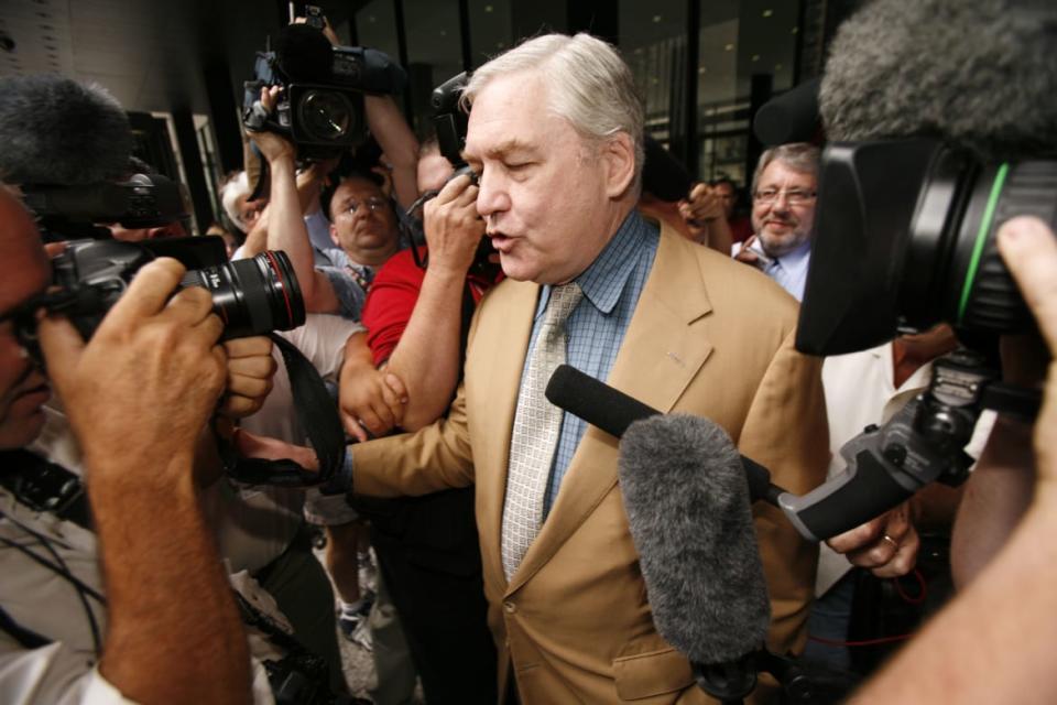 <div class="inline-image__caption"><p>Conrad Black during his 2007 trial.</p></div> <div class="inline-image__credit">John Gress/Reuters</div>