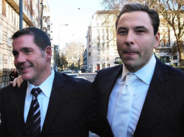 (From left) Dale Winton and David Walliams. (PA)