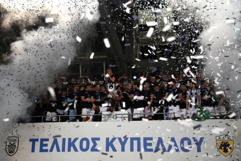 FILE PHOTO: Greek Cup Final - PAOK Salonika v AEK Athens