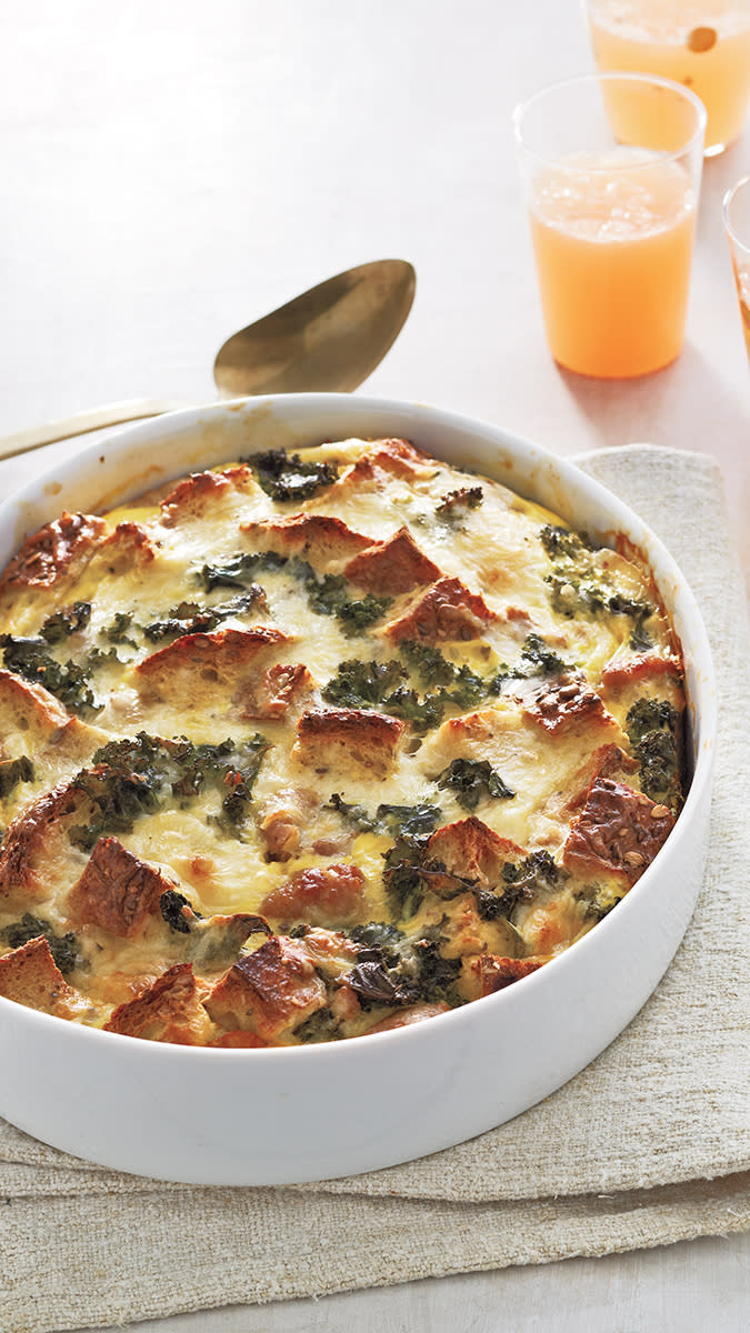 Sausage, Egg and Kale Strata