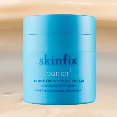 A triple-lipid peptide cream