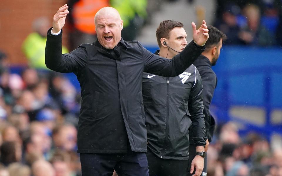 Sean Dyche on the touchline last season - Premier League predictions: Our experts pick their winner, top four and relegated sides