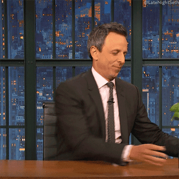 Seth Meyers on "Late Night with Seth Meyers"