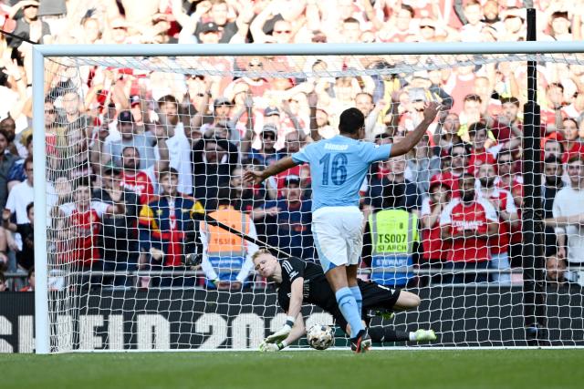 Arsenal vs Manchester City score, result and highlights as Gunners win  Community Shield on penalties