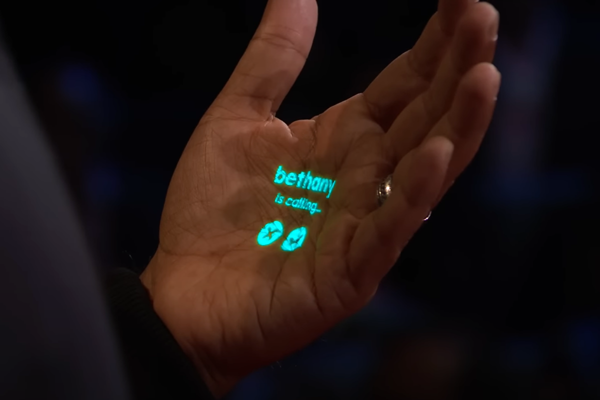 Humane’s AI Pin projects lasers onto any surface, offering artificial intelligence in the palm of your hand (Humane)