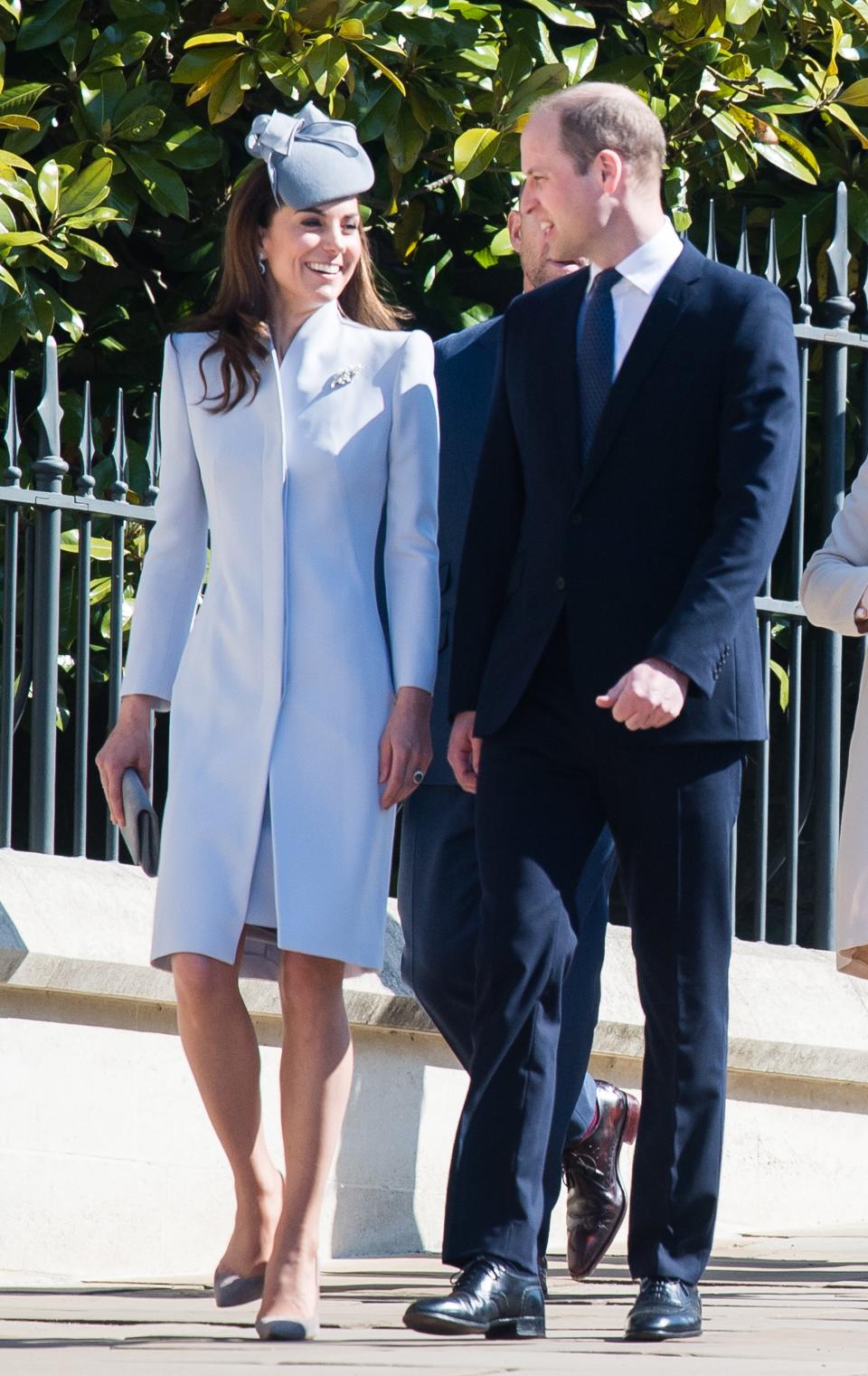 The Duchess of Cambridge re-wore one of her favorite labels for the occasion.