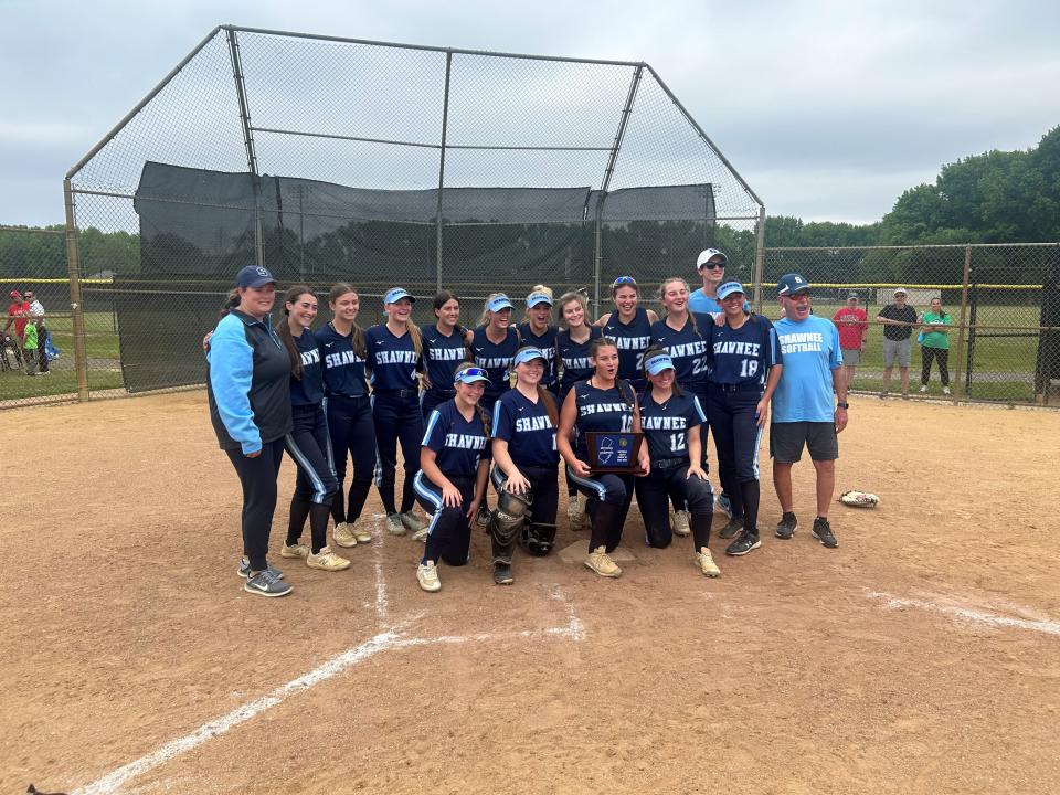 The Shawnee High School softball team captured the South Jersey Group 3 championship with a 5-0 win at Moorestown on Saturday.