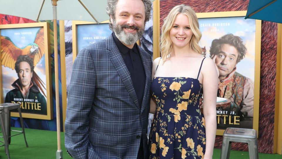 Michael Sheen and Anna Lundberg (Photo by Chelsea Lauren/Variety/Penske Media via Getty Images)