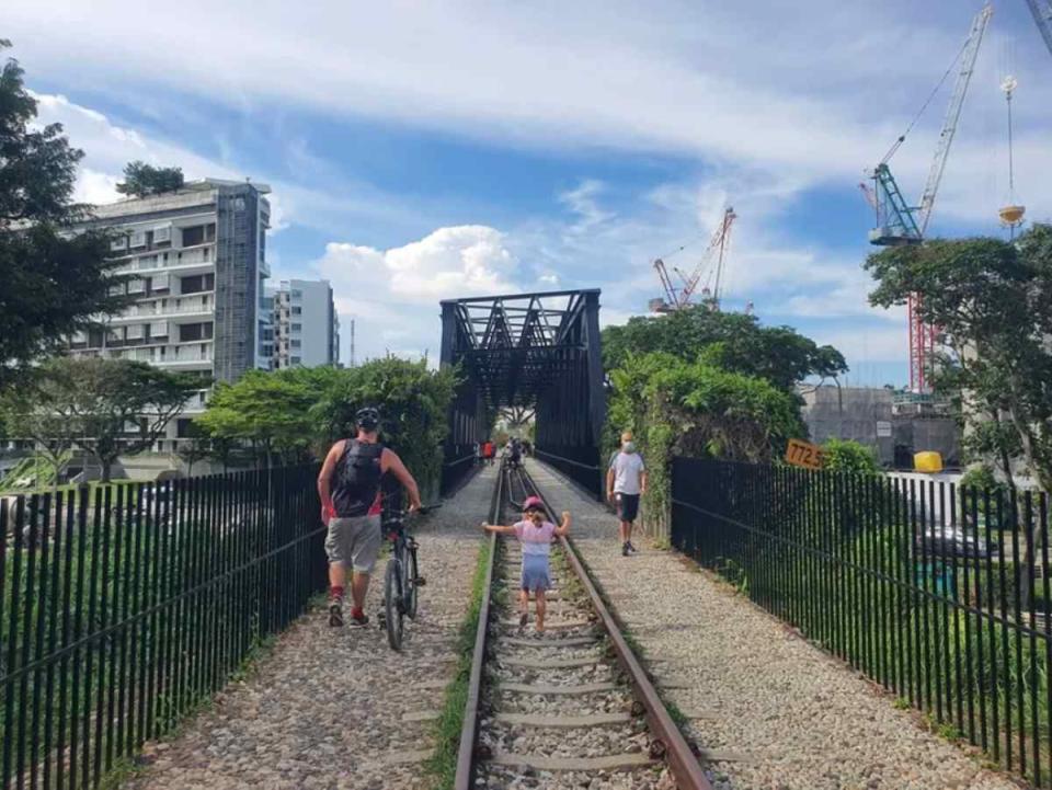 best hiking trail in singapore - rail corridor