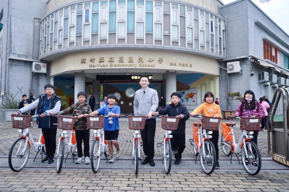 鄭朝方表示，競選期間曾提出打造竹北環市大綠廊「三環、三河、三廊道」旗艦計畫，透過路線規劃建置自行車路網，藉以帶動通勤、觀光、運動等機能。（圖/竹北市公所提供）