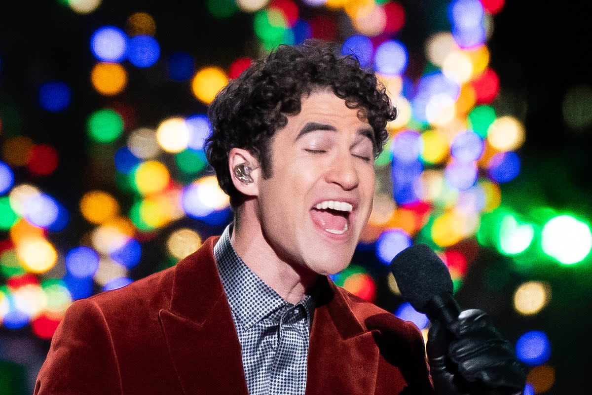 Criss this it? The ‘Glee’ star performing in November 2023 (Getty)