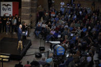 Democratic presidential candidate former Vice President Joe Biden speaks during a community event, Wednesday, Oct. 16, 2019, in Davenport, Iowa. (AP Photo/Charlie Neibergall)