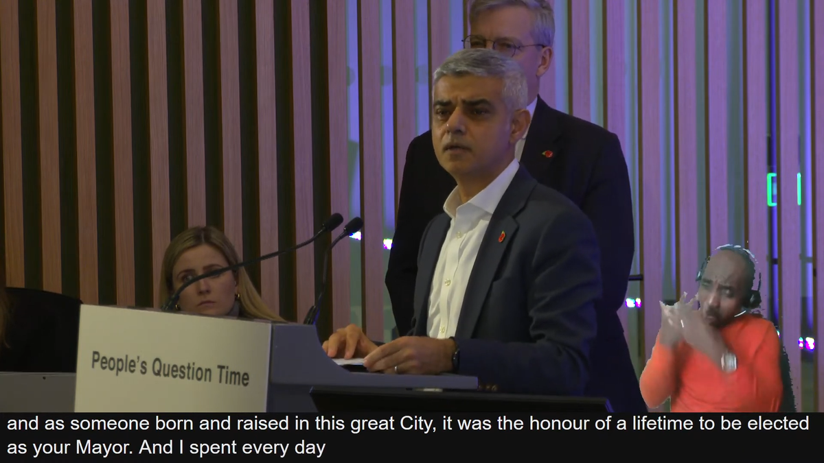 The last People's Question Time session was held at City Hall, having been moved from Westminster due to safety concerns (YouTube / London Assembly)