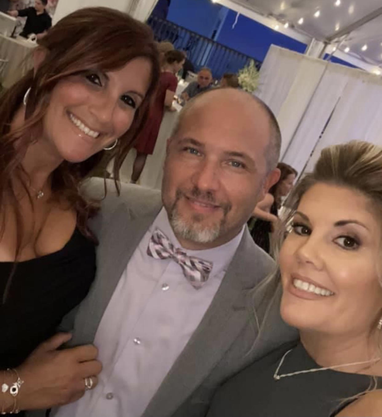 Angela DeCellis and her husband, Matt, and their friend Andrea Hoffman. (Courtesy Al Lupiano)