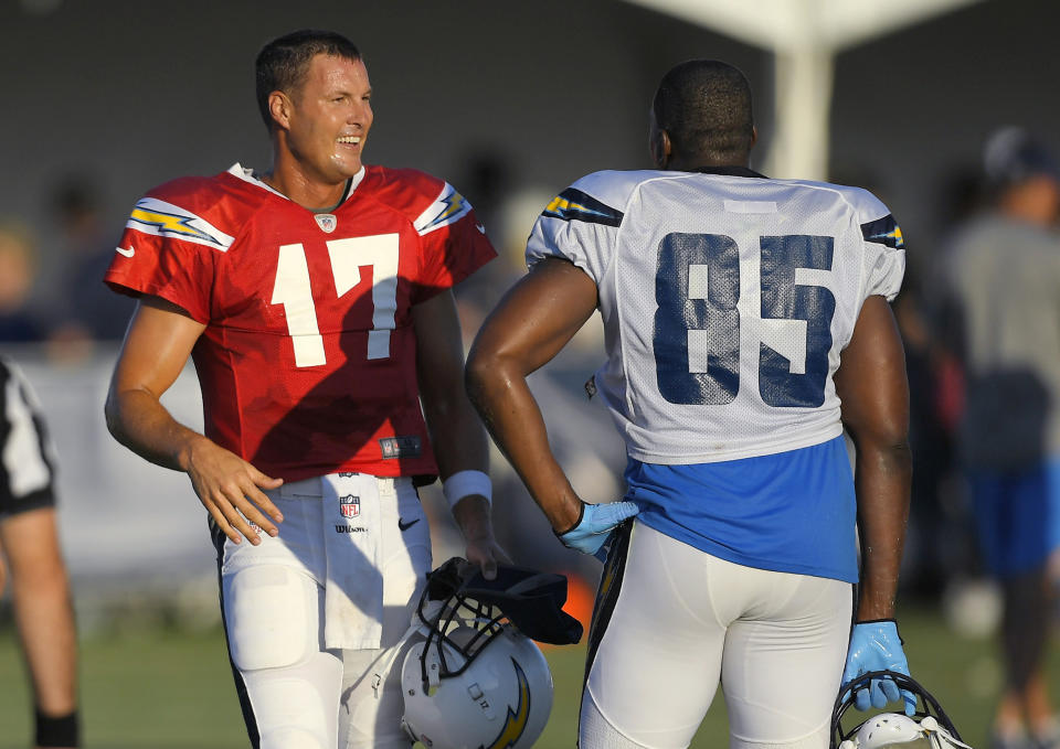 Chargers quarterback Philip Rivers has found an efficient way to commute between his San Diego-area home and the Chargers’ new facility. (AP)