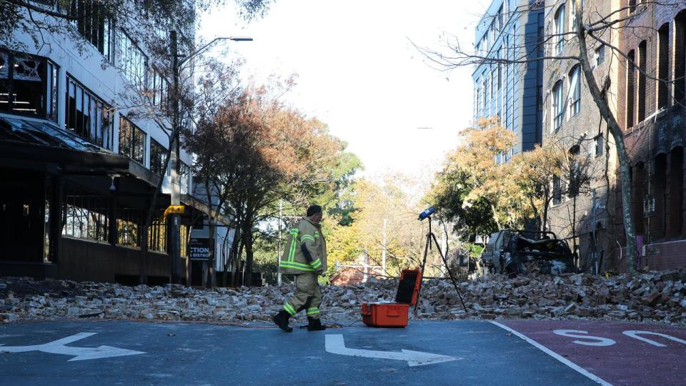 SYDNEY BUILDING FIRE SITE