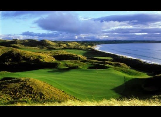 For an epic golf adventure over wild and tumbling terrain between dunes and stirring sea, head to breathtaking <a href="http://www.lahinchgolf.com/" target="_hplink">Lahinch Golf Club</a> near the Cliffs of Moher. Original designer Old Tom Morris crafted the legendary links from the corner of town up and over County Clare Atlantic coastline, with dips back down into the golden grassy dunes and courageous blind shots over bluffs on the famed Klondike and Dell holes. Alternatively, head farther south to <a href="http://fe.avvio.com/convert/site/The%20Lodge%20at%20Doonbeg/en/rate/650.html" target="_hplink">Doonbeg</a>, Greg Norman’s relatively new and glam links golf resort (recently bought by Donald Trump) just an hour from Shannon airport. A short trip from there via the Tarbert-Killimer car ferry across the Shannon River leads you to County Kerry’s iconic, dramatic links at <a href="http://www.ballybuniongolfclub.ie/" target="_hplink">Ballybunion</a>, <a href="http://www.traleegolfclub.com/" target="_hplink">Tralee</a>, <a href="http://www.dooks.com/" target="_hplink">Dooks</a>, <a href="http://www.watervillegolflinks.ie/" target="_hplink">Waterville</a> and, in Kinsale near Cork, <a href="http://www.oldhead.com/" target="_hplink">Old Head</a>, one of the most photogenic ocean courses on the Emerald Isle. The wit and wisdom of Irish caddies will enhance your experience at each course. For serious duffers, <a href="http://www.shamrockvacations.com/ireland-castle-vacations/escorted-castle-tours/" target="_hplink">Shamrock Vacations</a> offers customizable golfing tours with stops at a different course each day.