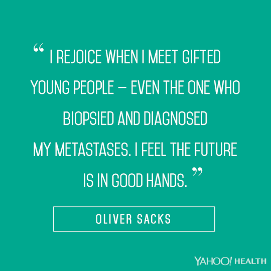 Oliver Sacks on the next generation