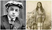 <p>Um retrato de Walt Disney aos 16 anos e uma mulher da tribo de nativos chamada Kiowa <i>(Outofmygord/USA).</i></p>