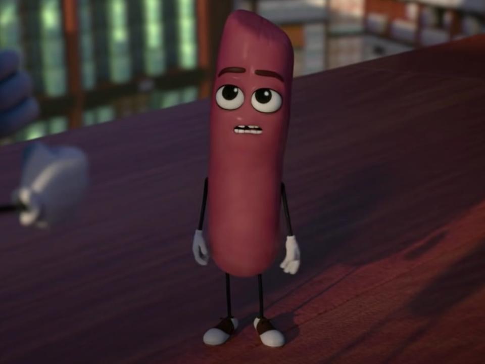 Barry (voiced by Michael Cera) in "Sausage Party" (2016).