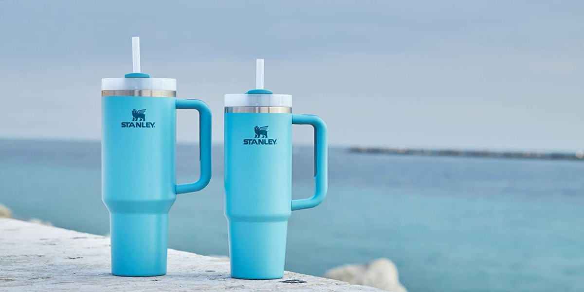 Stanley Adventure Quencher Travel Tumbler 40 oz - Blue for sale online