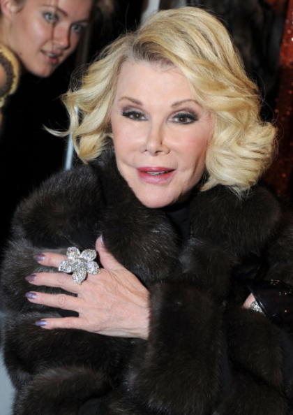 Joan Rivers believes in the power of bling.