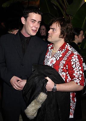 Colin Hanks and Jack Black at the Hollywood premiere of Paramount's Orange County