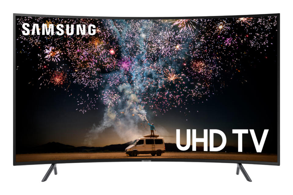 Samsung 55" Class 4K Ultra HD (2160P) HDR Smart LED TV UN55RU7300 (2019 Model). (Photo: Walmart)