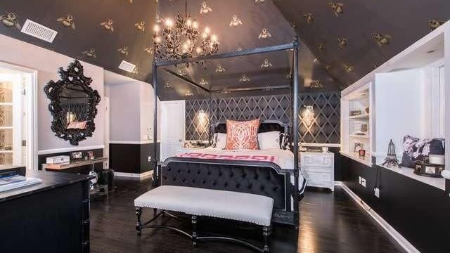 Ashley Benson's bee-adorned master suite