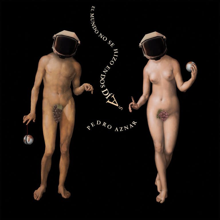 El mundo no se hizo en dos días, portada del nuevo álbum de Pedro Aznar